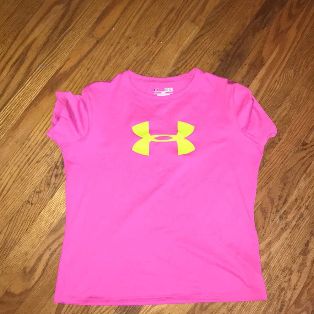 Pink Under Armor Tee